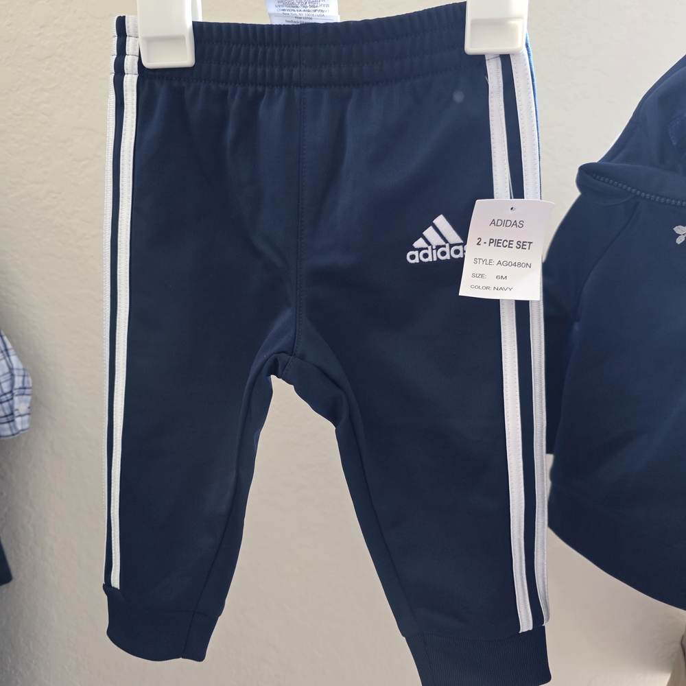 Adidas Baby Boys 2-Piece Tricot Jogger Set - Picture 5 of 7